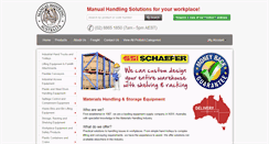 Desktop Screenshot of manualhandling.net.au